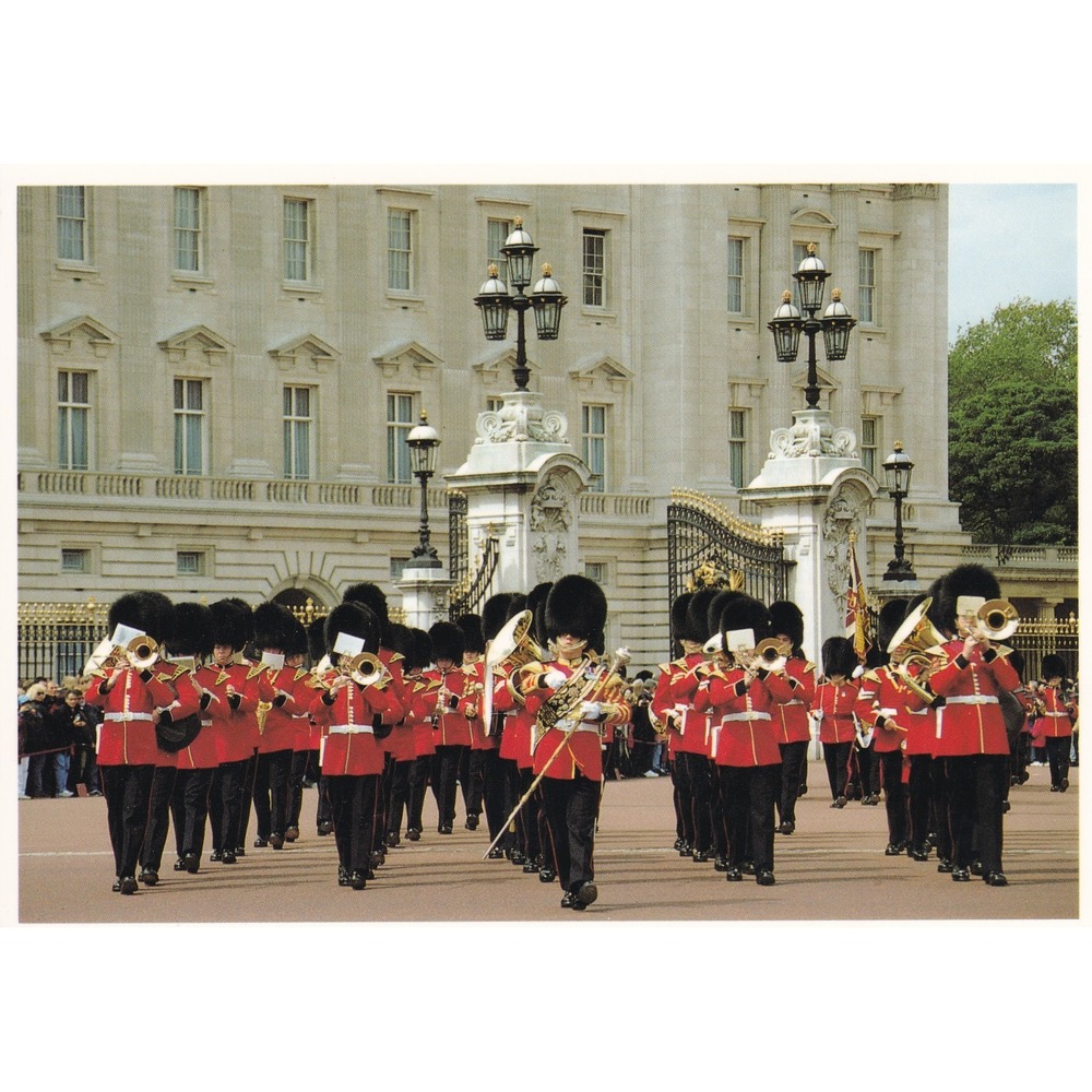 Buckingham Palace Guards Band Postcard 2036 Royalty Military Ceremonial